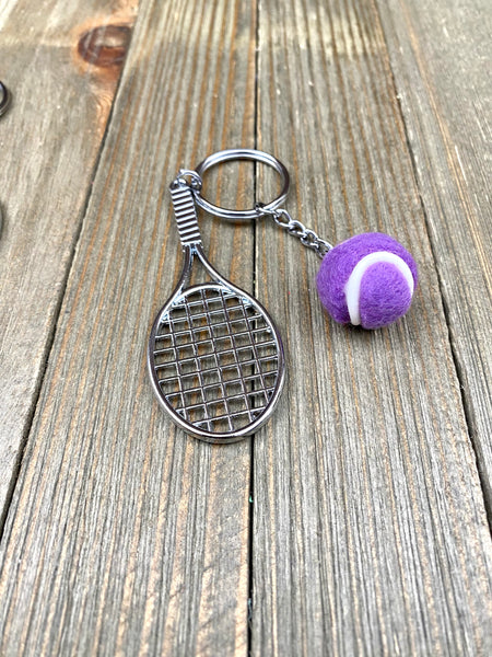 Tennis racket and ball keychain. Sports keychain. Tennis lover’s keychain. Tennis players keychain. Tennis game keychain.  Tennis fans keychain. Tennis coach gift. Best gift. Perfect gift.