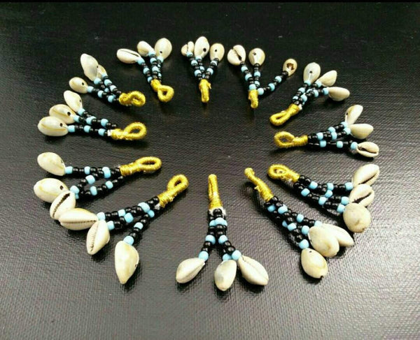 Cowrie Shell Tassels Beautiful Cowry Shell Jewelry Tassels Costume Designing Mini Conch Tassels DIY Dress Bags Cushions Necklace Bracelet