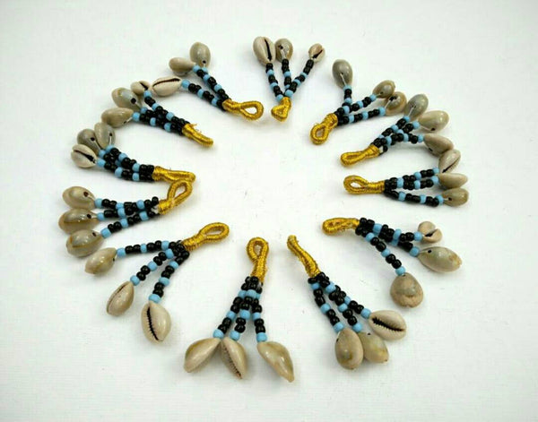 Cowrie Shell Tassels Beautiful Cowry Shell Jewelry Tassels Costume Designing Mini Conch Tassels DIY Dress Bags Cushions Necklace Bracelet