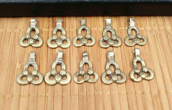 10 Vintage Charms Belly Dancing Costume Supply Banjara Dress Designing Parts Tribal Kuchi Afghan Handmade DIY Bohemian Jewelry Findings Gift