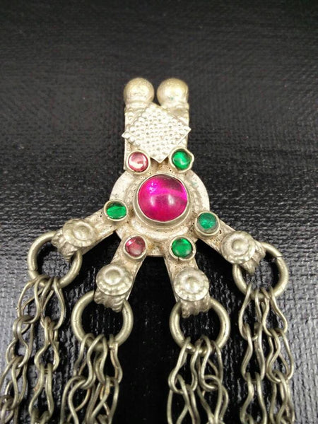 Afghan Tribal Kuchi Pendant Handmade Boho Antique Pendant Traditional Indian Beautiful Unique Ethnic Vintage Banjara Gypsy Pendant Jewelry.