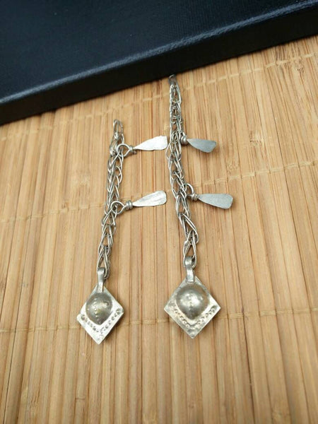 2 Vintage Charms DIY Findings Belly Dance Costume Supply Jewelry Parts Boho Banjara Dress Design Tribal Kuchi Afghan Handmade Components.