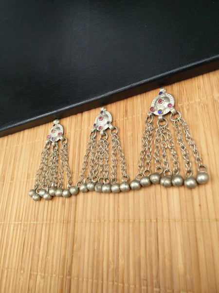 3 Afghan Tribal Kuchi Pendants DIY Antique vintage all occasions gift Traditional Indian Beautiful Unique rare Banjara Jewelry findings