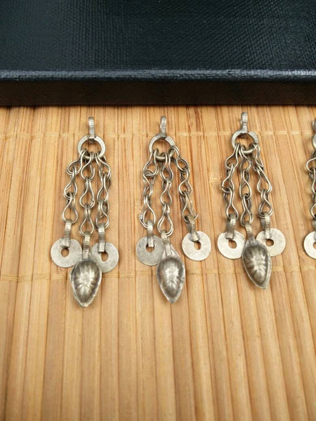 5 Vintage Charms DIY Findings Costume Supply Jewelry Making Parts Hanging Charms Dress Designing Tribal Kuchi Afghan Handmade DIY Findings.