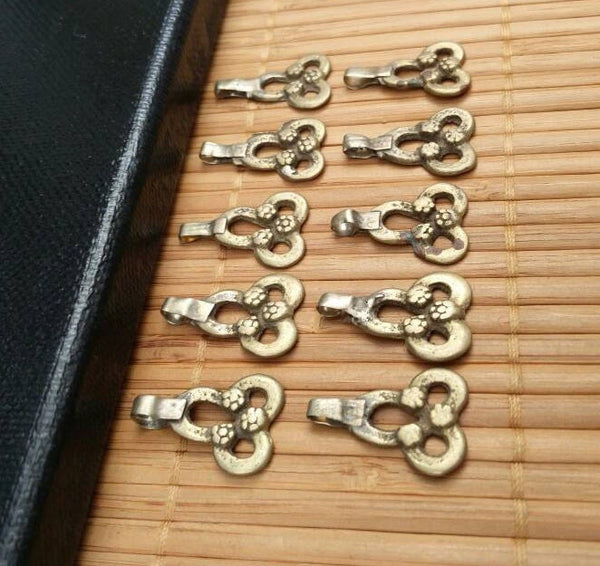 10 Vintage Charms Belly Dancing Costume Supply Banjara Dress Designing Parts Tribal Kuchi Afghan Handmade DIY Bohemian Jewelry Findings Gift