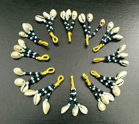 Cowrie Shell Tassels Beautiful Cowry Shell Jewelry Tassels Costume Designing Mini Conch Tassels DIY Dress Bags Cushions Necklace Bracelet