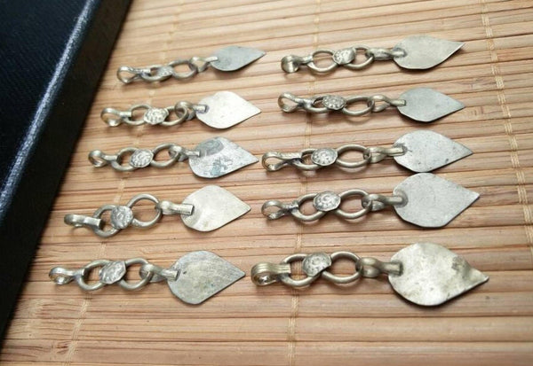 10 Vintage Charms DIY Findings Costume Supply Jewelry Making Parts Hanging Charms Dress Designing Tribal Kuchi Afghan Handmade DIY Findings.