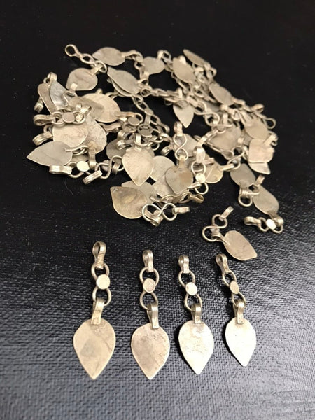 5 silver Charms DIY Belly Dance Costume Supply Dress Designing Tribal Kuchi Afghan Traditional Ethnic Handmade DIY Bohemian Jewelry Findings