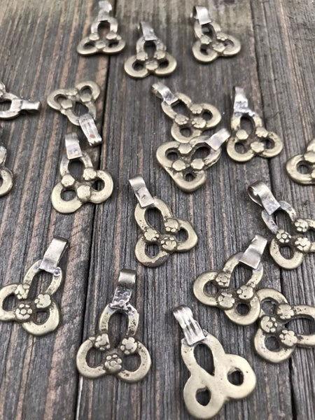 10 Vintage Charms Belly Dancing Costume Supply Banjara Dress Designing Parts Tribal Kuchi Afghan Handmade DIY Bohemian Jewelry Findings Gift