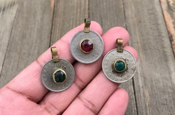 3 Almost Same Especially Selected Rare Vintage Coins Pendants Belly Dance Costume Supply DIY Afghan Kuchi Tribal Banjara Dress Jewelry Charm