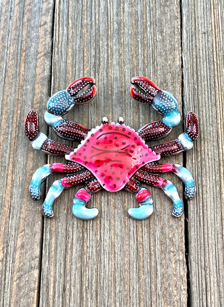 Red Crab Pendant Crab Lover's Seafood Lover's Beach Lover's Charm diy Long Sweater Yoga Mala Necklace Bohemian Jewelry Findings