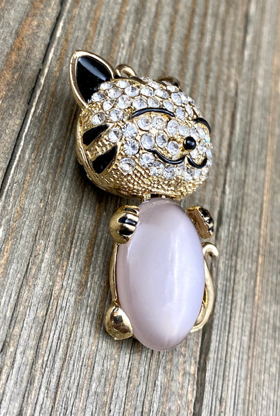 Cat Pendant Elegant Cat Pet Lover Charm Boho Gypsy Hippie Animal Lover DIY Bohemian Jewelry Finding Yoga Mala Earrings Long Sweater Necklace